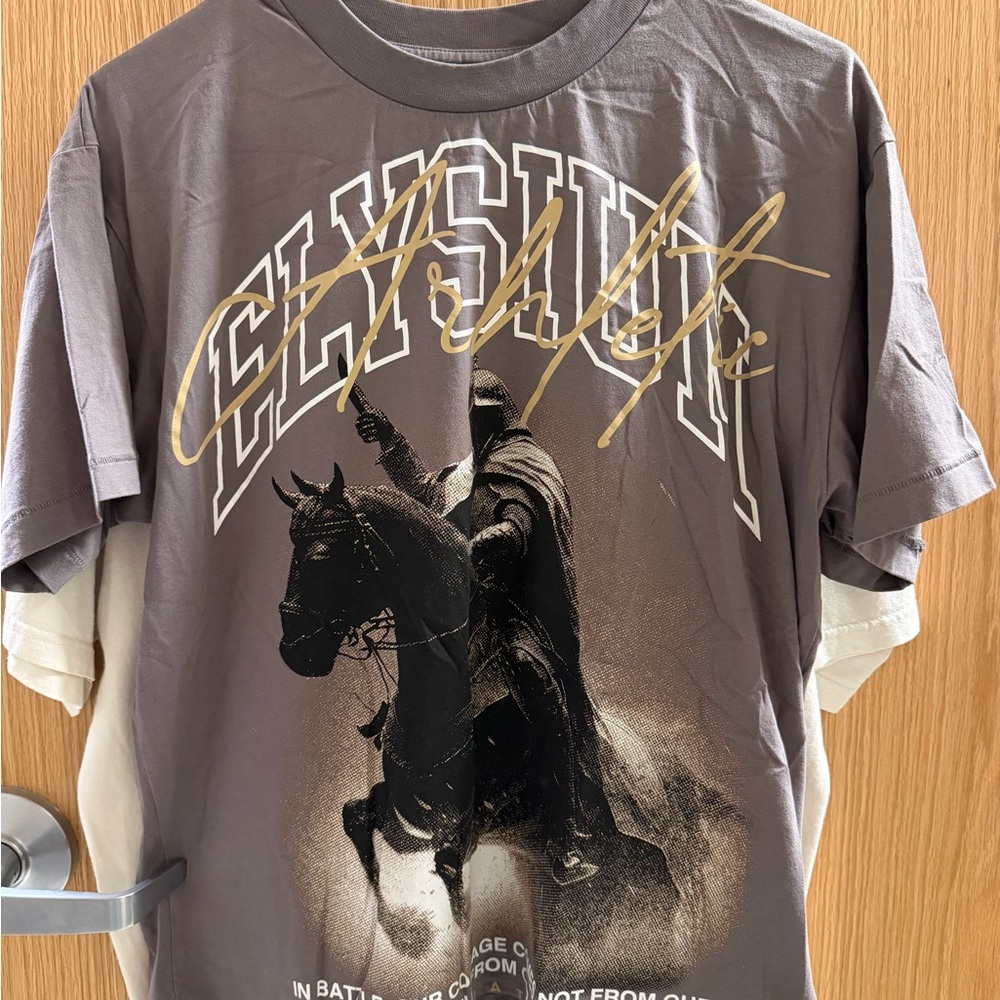 Elysium Athletic Men’s Gray Graphic T-Shirt